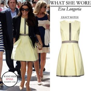 Victoria Beckham Front Zip Sleeveless Dress